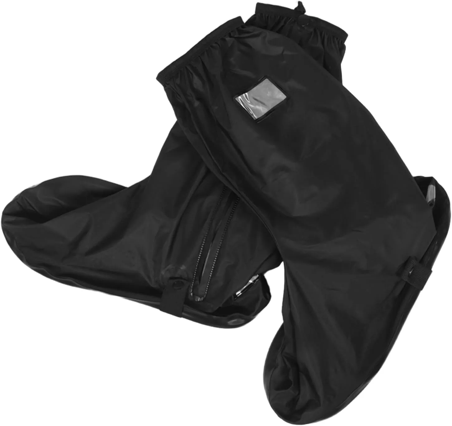 1Pair High Tube Rain Boot Covers Durable Slip Shoe Covers for Outdoor Cycling and Hiking Portable Protective Overshoes for Rainy Days for Travel