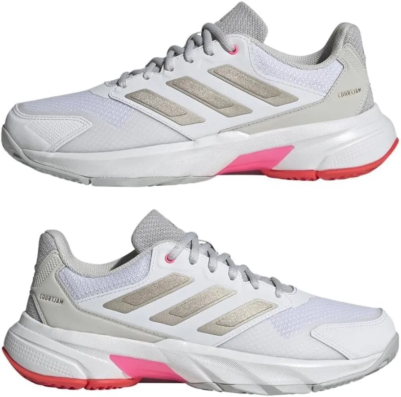 adidas Women's Courtjam Control 3 Tennis Shoes Sneaker