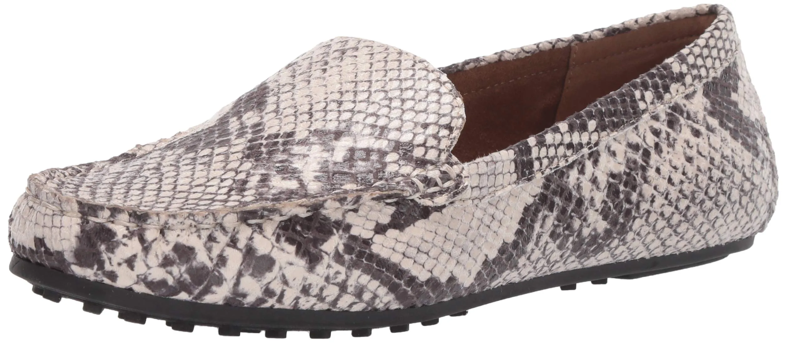 Aerosoles womens Over Drive Driving Style Loafer, Natural Snake, 10 US