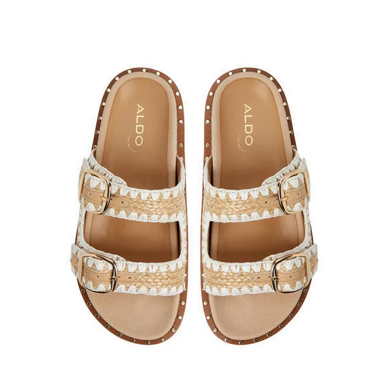 Aldo Kravis Women's Flat Sandals - Open Natural
