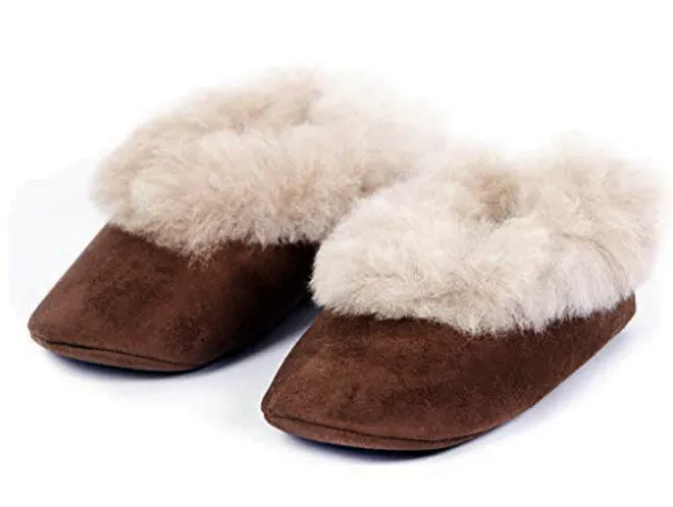 Alpaca Slippers Scuff Indoor/Outdoor Unisex