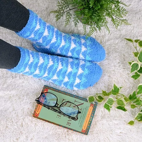 Assorted (3 Pairs) Women's Geometric Warm Fuzzy Socks