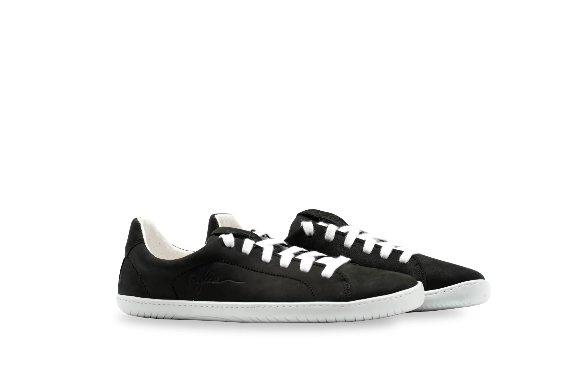 AYLLA BAREFOOT SNEAKER KECK VEGAN MENS - BLACK/WHITE 🌱