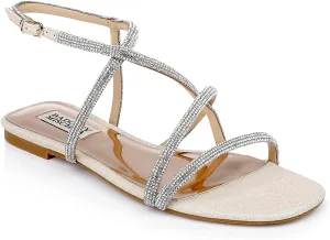 Badgley Mischka Women's Ivie Flat Sandal