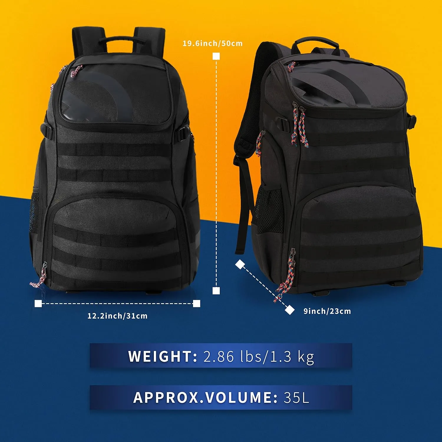 Basketball Backpack for Men Women Basketball Soccer Bag with Ball Compartment Shoes Bag Sports Gym Backpack