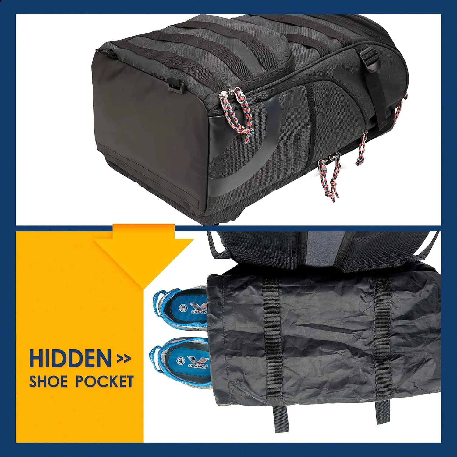 Basketball Backpack for Men Women Basketball Soccer Bag with Ball Compartment Shoes Bag Sports Gym Backpack