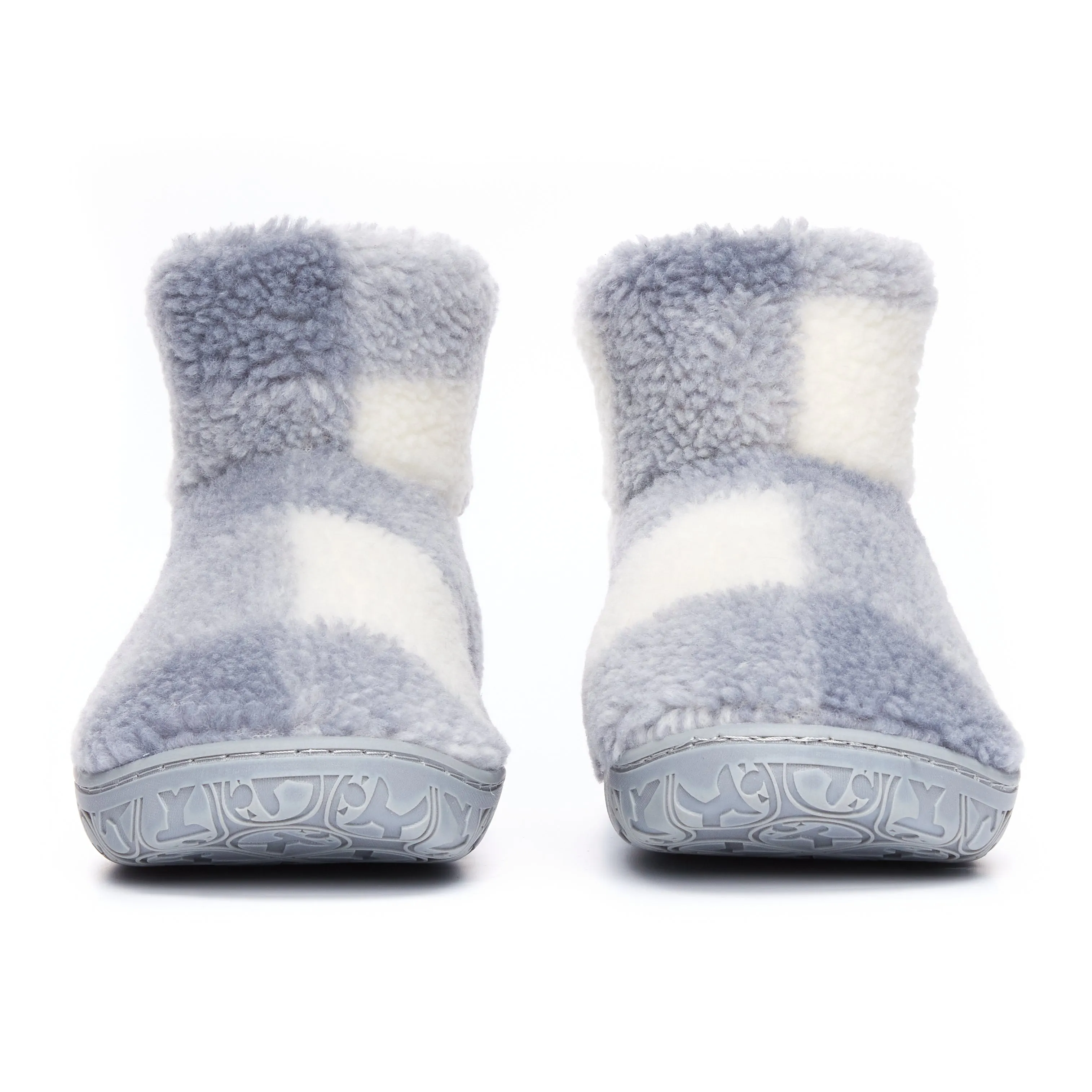 Bedroom Athletics CELESTE Womens Slipper Boots Grey Check