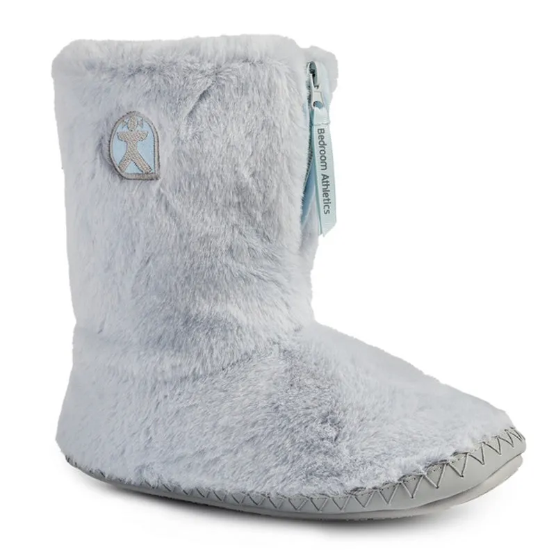 Bedroom Athletics MONROE Womens Faux Fur Boots Arctic Blue/Trace Grey