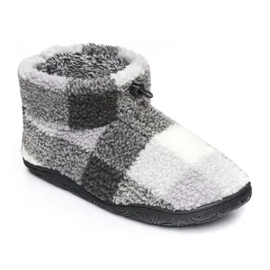 Bedroom Athletics NEESON Mens Sherpa Boots Grey Check