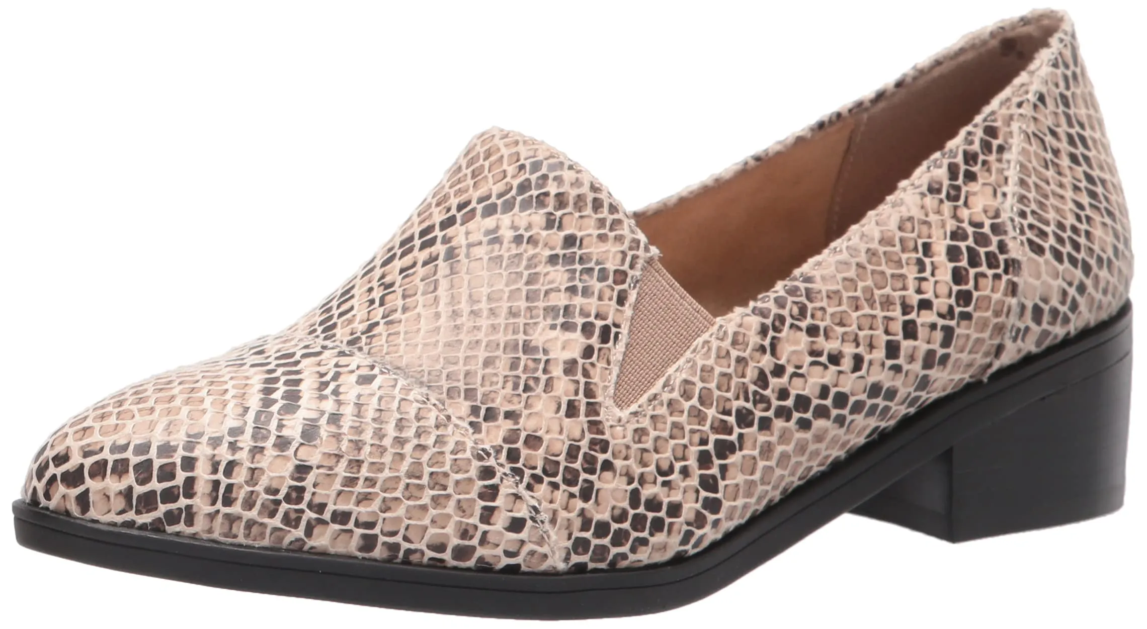 Bella Vita Women's Ohara Loafer, Natural Snake, 10 Wide