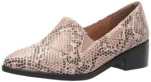 Bella Vita Women's Ohara Loafer, Natural Snake, 10 Wide