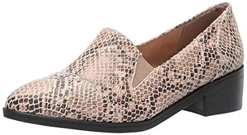 Bella Vita Women's Ohara Loafer, Natural Snake, 9 X-Wide