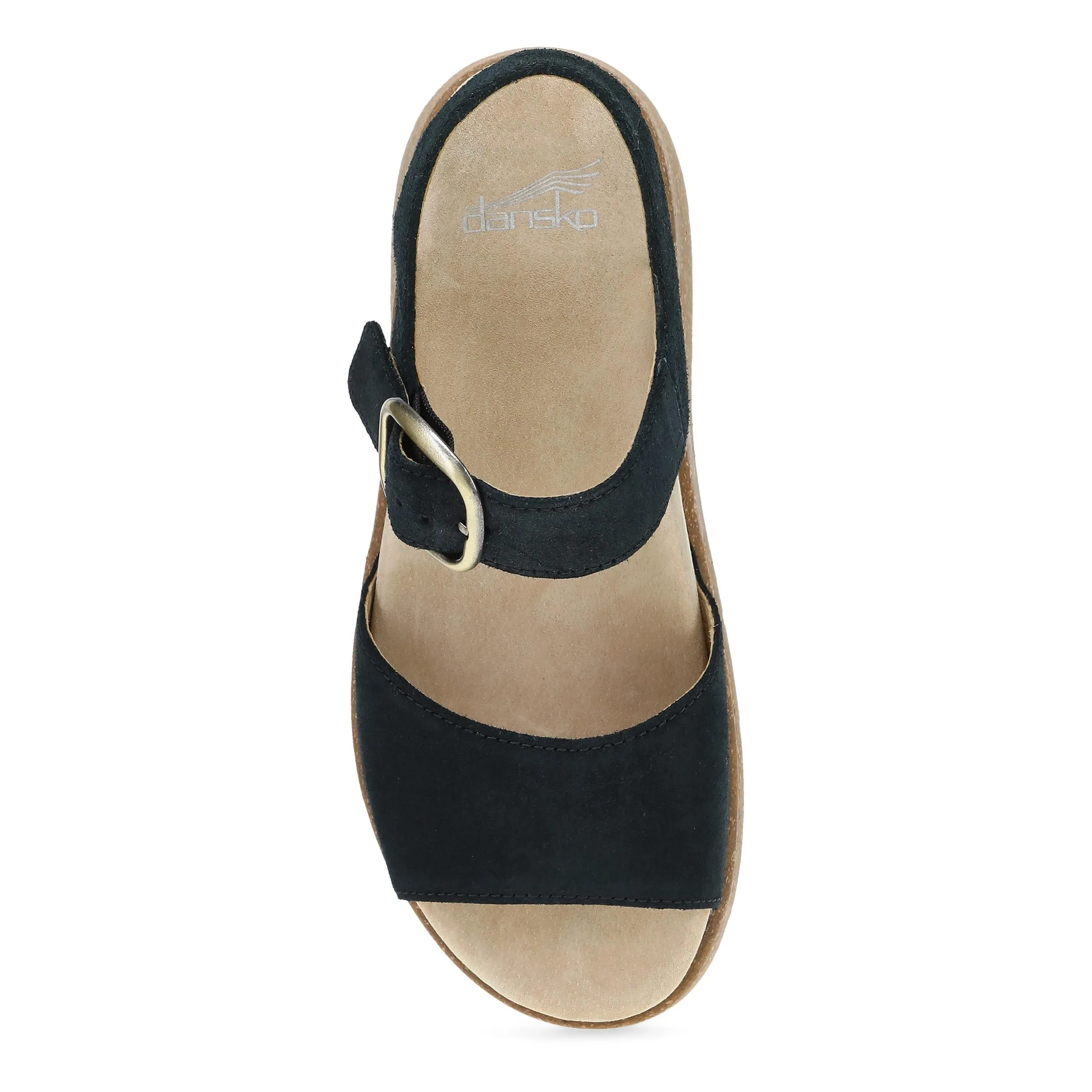Bianca Black Burnished Suede