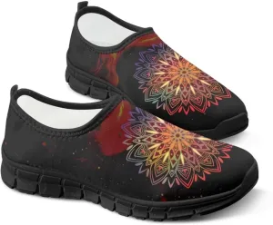Binienty Womens Slip-on Shoes Lightweight No Laces Sneakers Arch Support Loafer Walking Shoes for Work Casual Daily