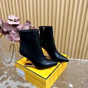 BOOTS CALFSKIN MM BLACK Early-bird special IN 80 HARDWARE FENDI WITH FIRST Endless variety FENDI GOLD