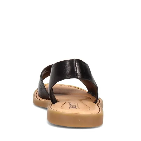 Born Black Inlet Open Toe Sling Back Womens Sandals BR0002203
