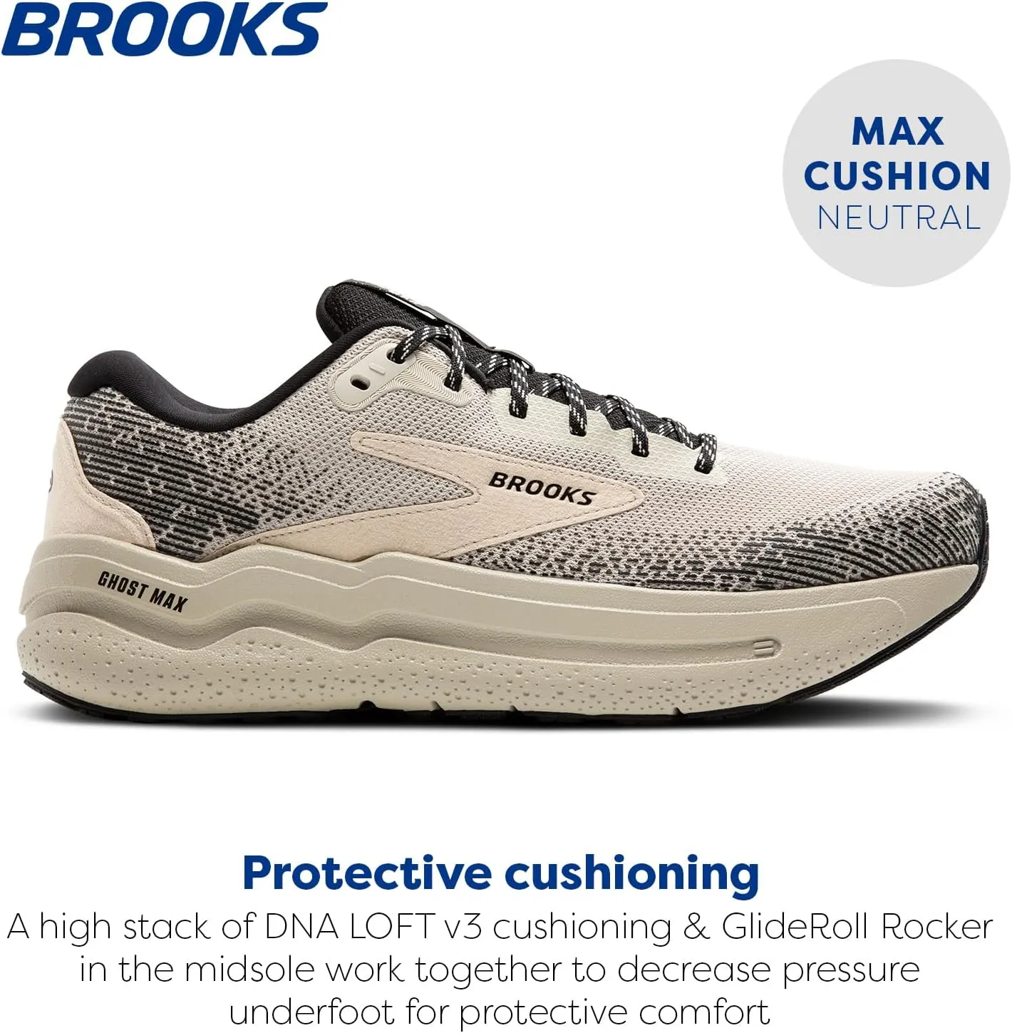 Brooks Men’s Ghost Max 2 Running and Walking Shoes