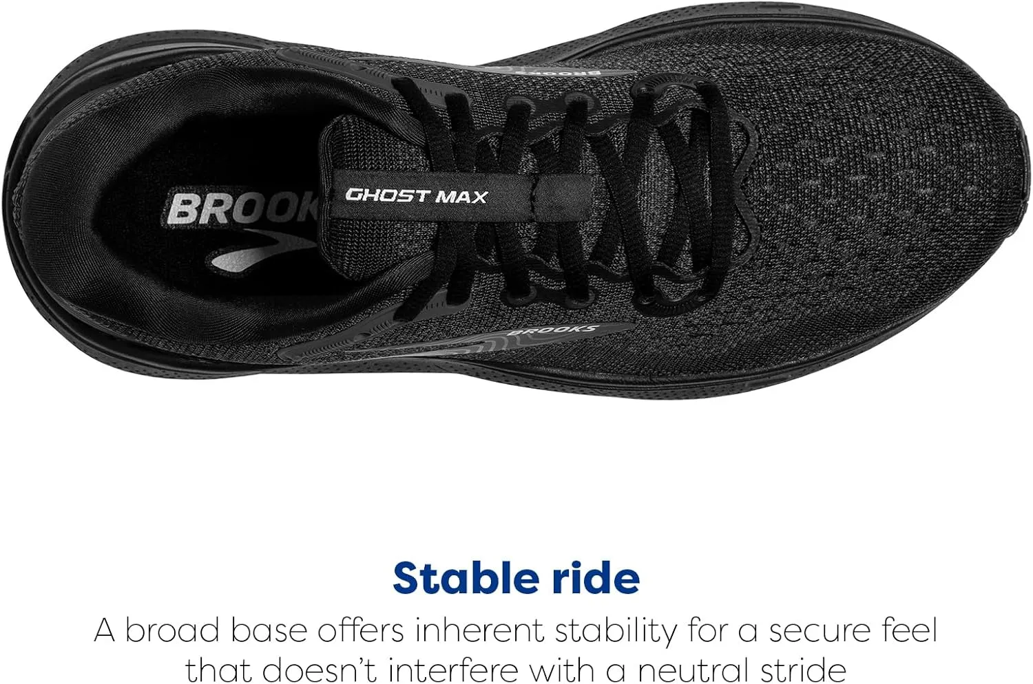 Brooks Men’s Ghost Max Cushion Neutral Running & Walking Shoe