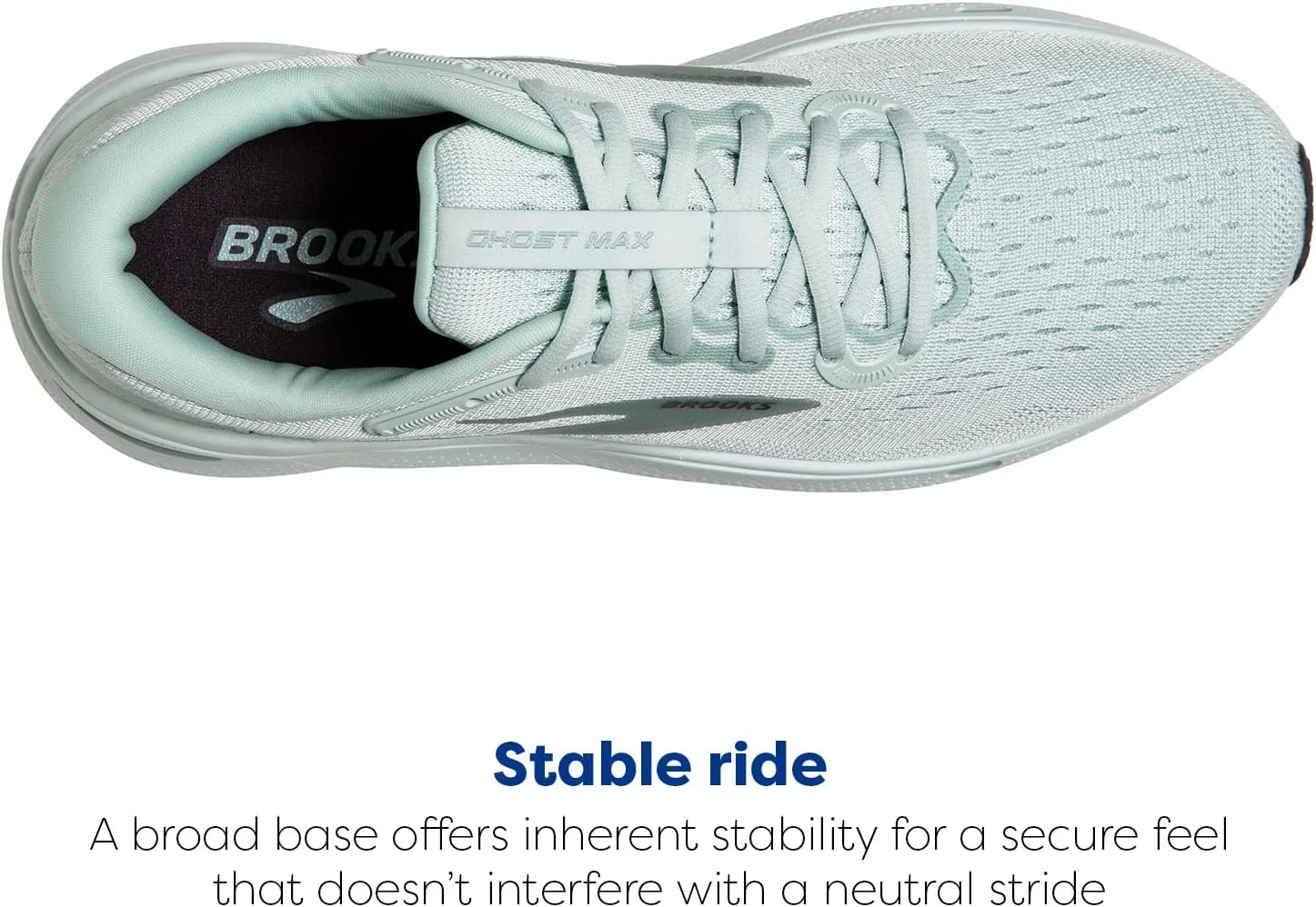 Brooks Men’s Ghost Max Cushion Neutral Running & Walking Shoe