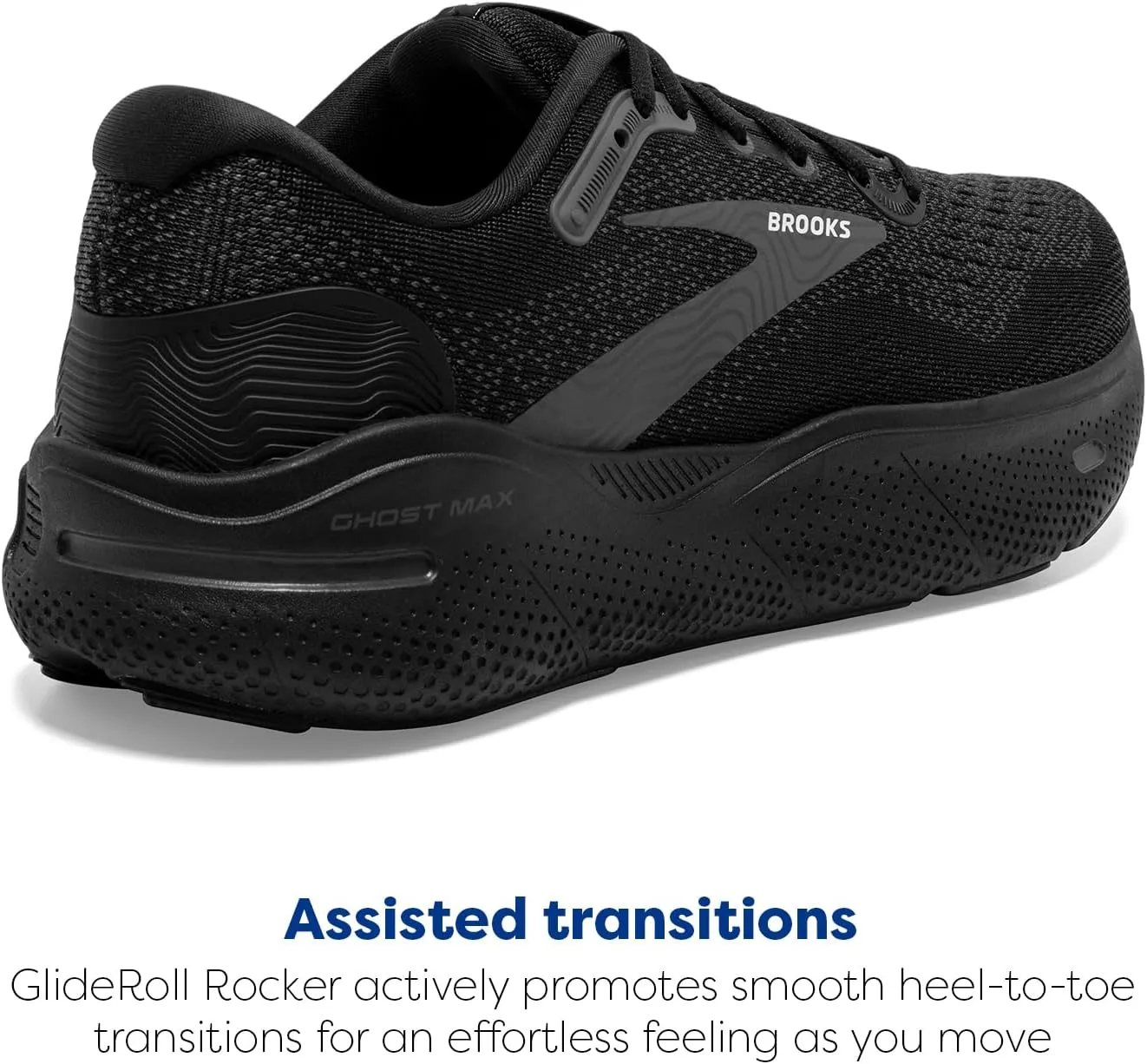 Brooks Men’s Ghost Max Cushion Neutral Running & Walking Shoe