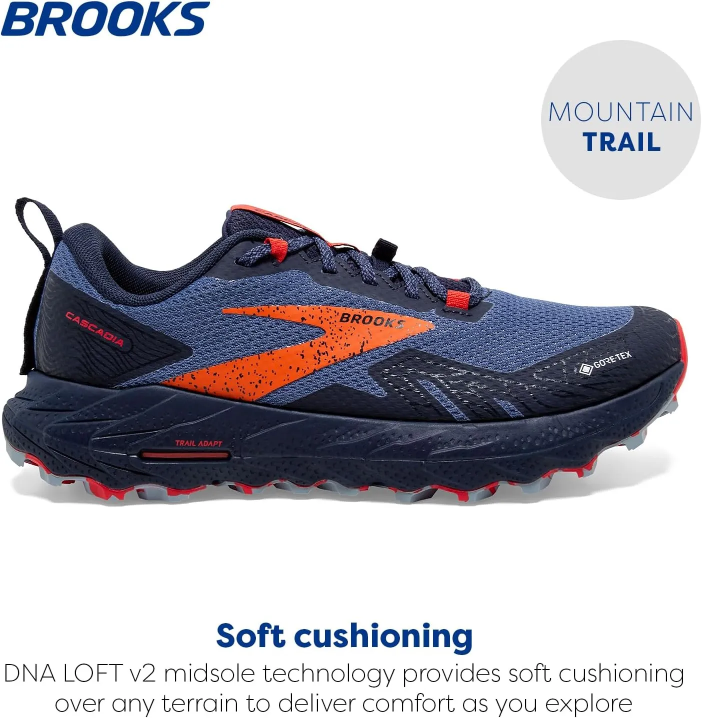Brooks Women’s Cascadia 17 GTX Waterproof Trail Running Shoe