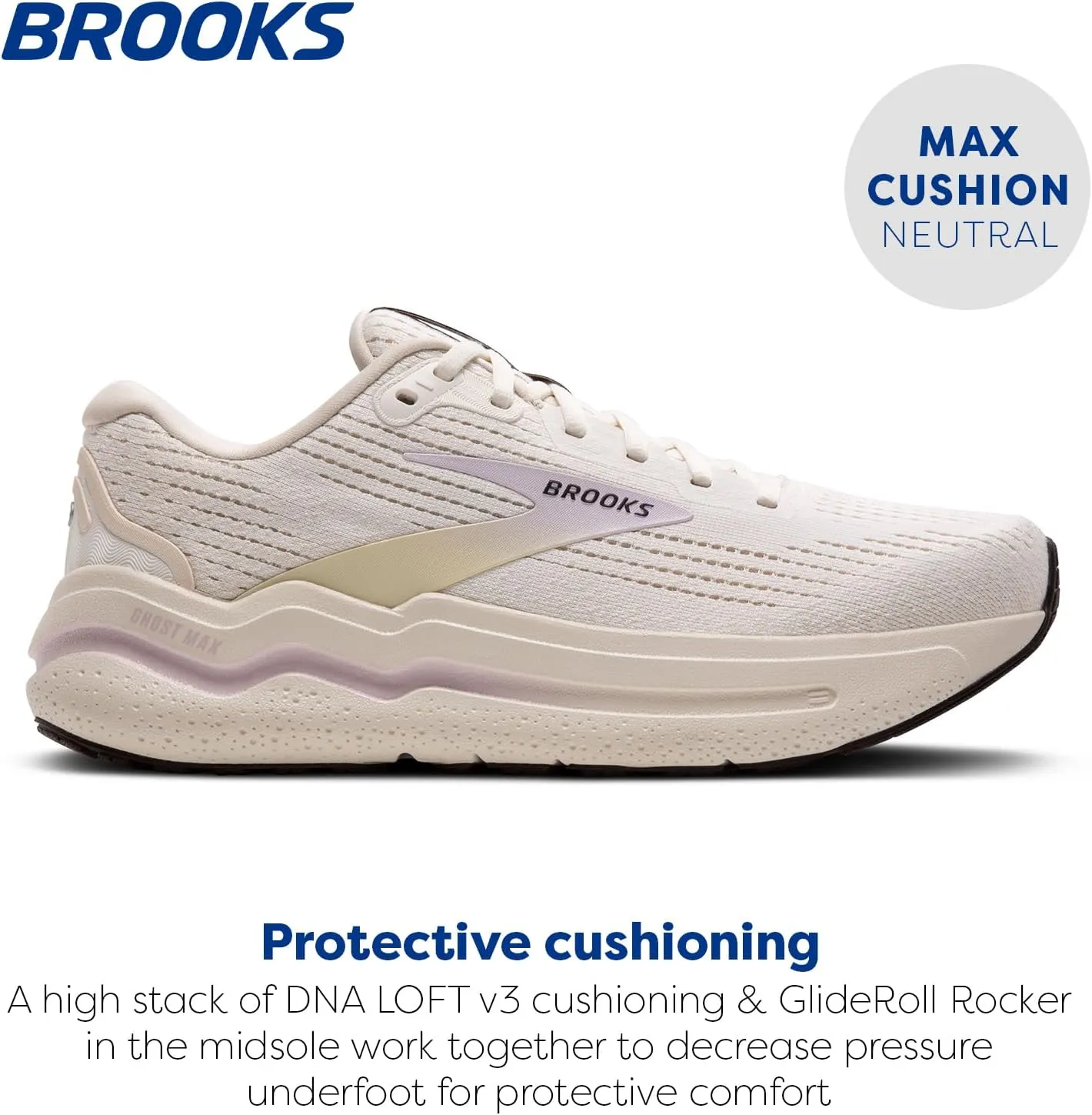 Brooks Women’s Ghost Max 2 Neutral Running & Walking Shoe
