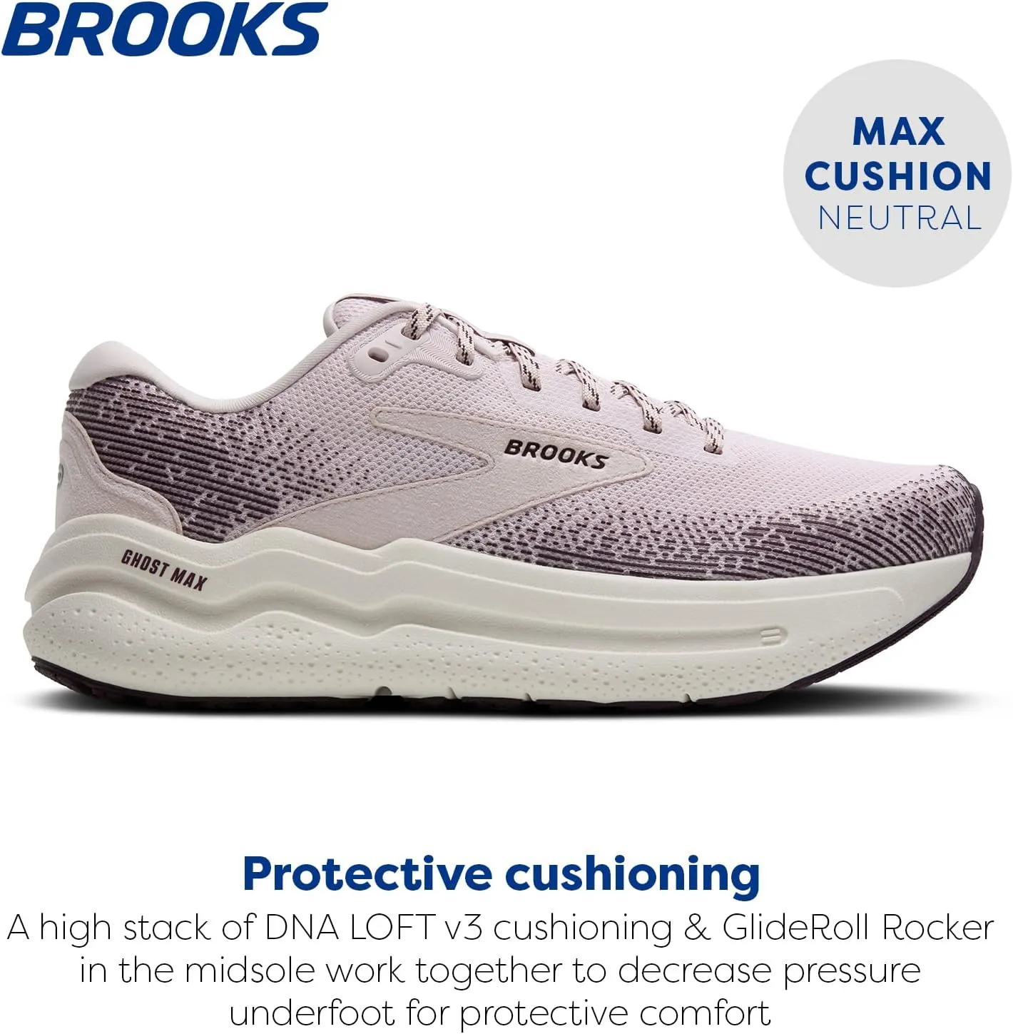 Brooks Women’s Ghost Max 2 Neutral Running & Walking Shoe