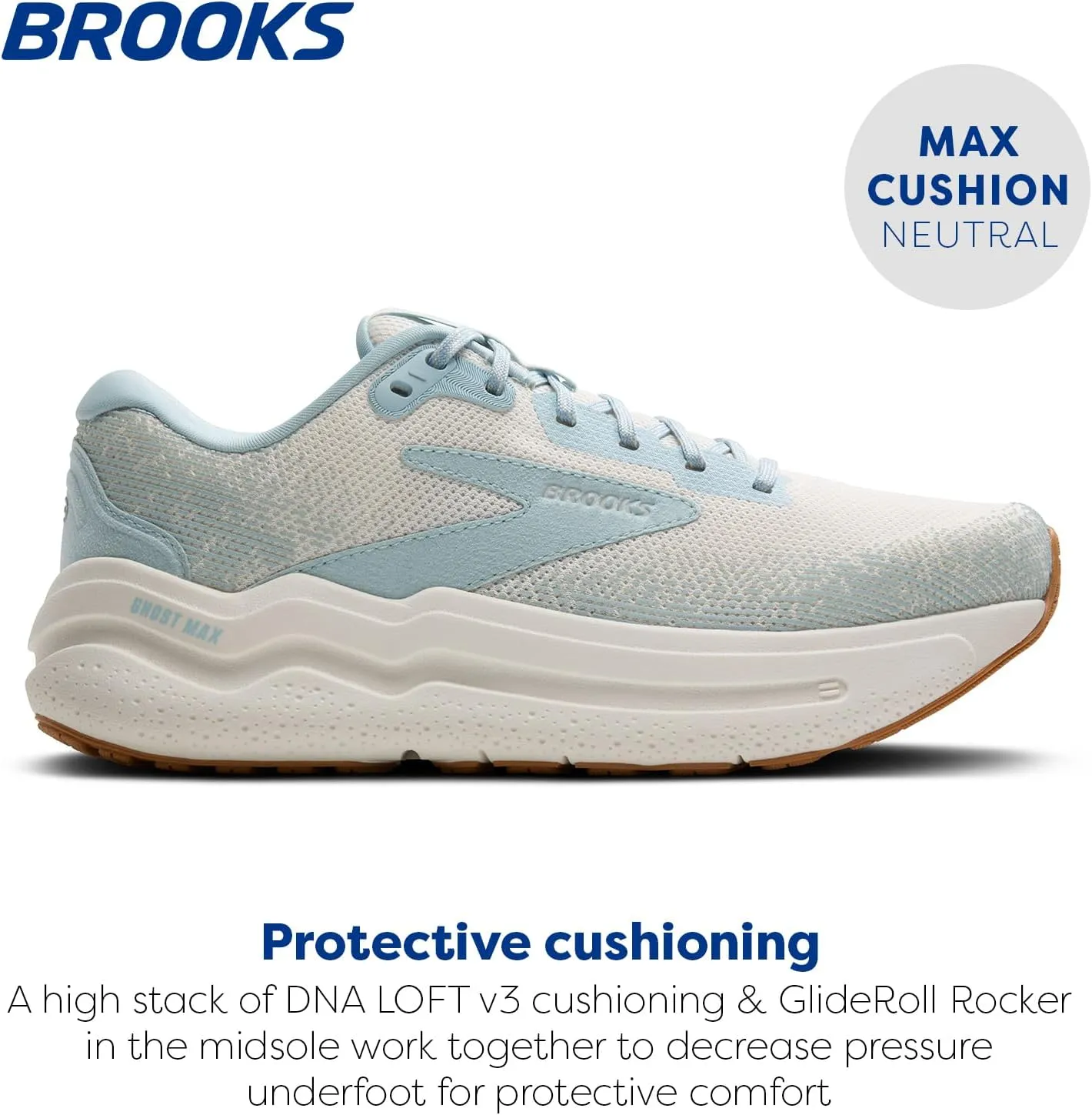 Brooks Women’s Ghost Max 2 Neutral Running & Walking Shoe