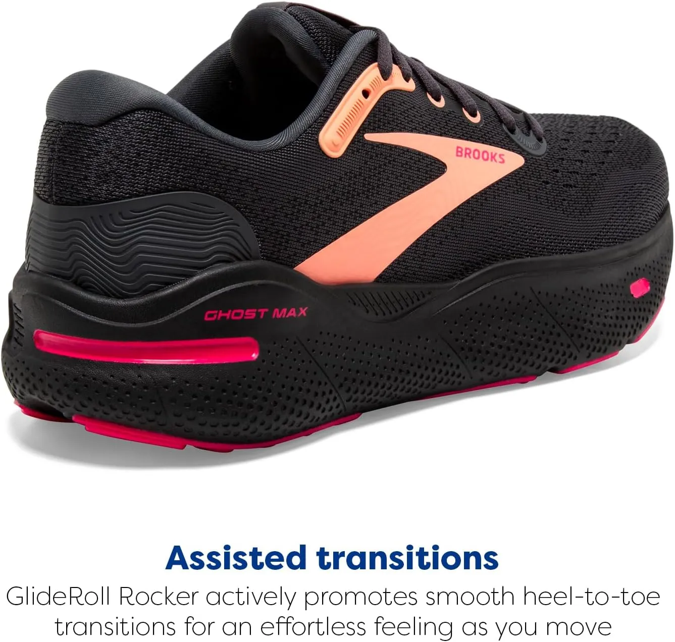 Brooks Women’s Ghost Max Cushion Neutral Running & Walking Shoe