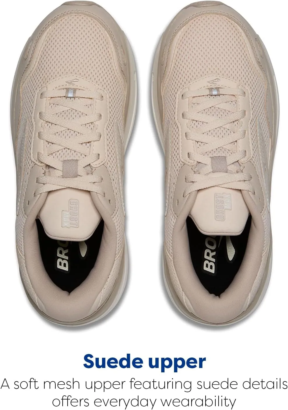 Brooks Women's Ghost Max Suede/Leather Neutral Running & Walking Shoe