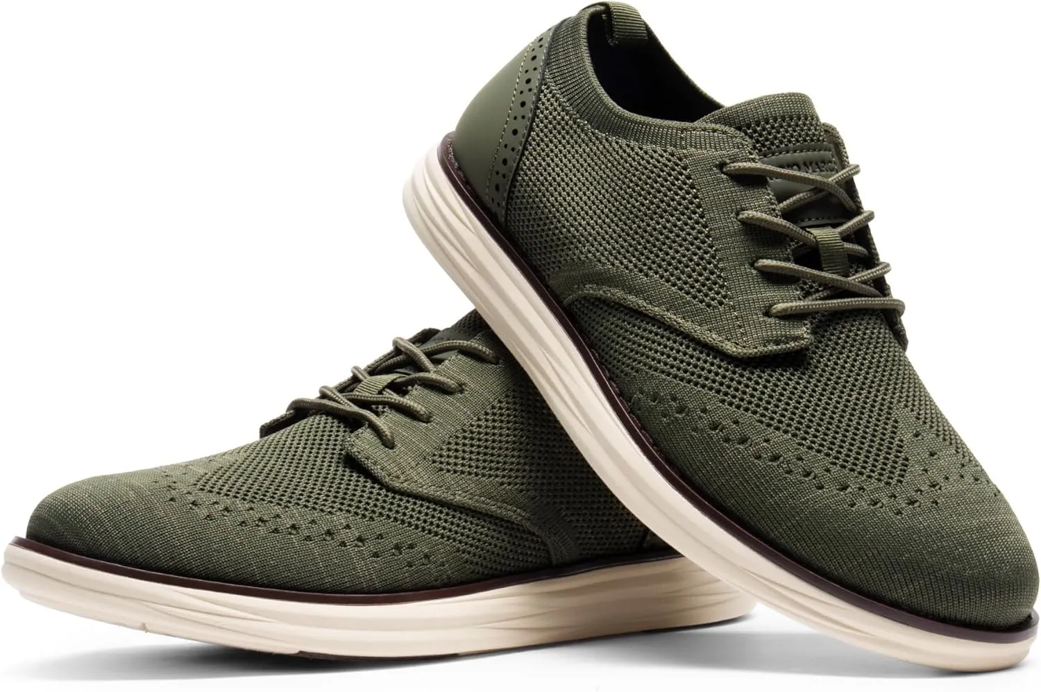 Bruno Marc Men's KnitFlex SmartCraft Mesh Oxfords Sneakers Casual Dress Lace-Up Lightweight Walking Shoes