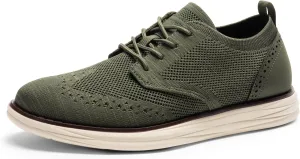 Bruno Marc Men's KnitFlex SmartCraft Mesh Oxfords Sneakers Casual Dress Lace-Up Lightweight Walking Shoes