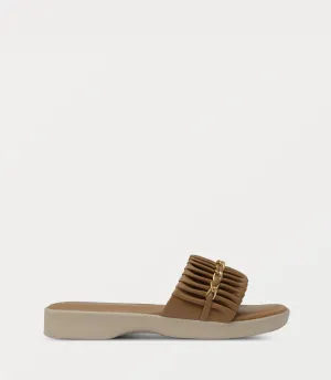 BW10375-BEIGE-Women Comfort Slipper