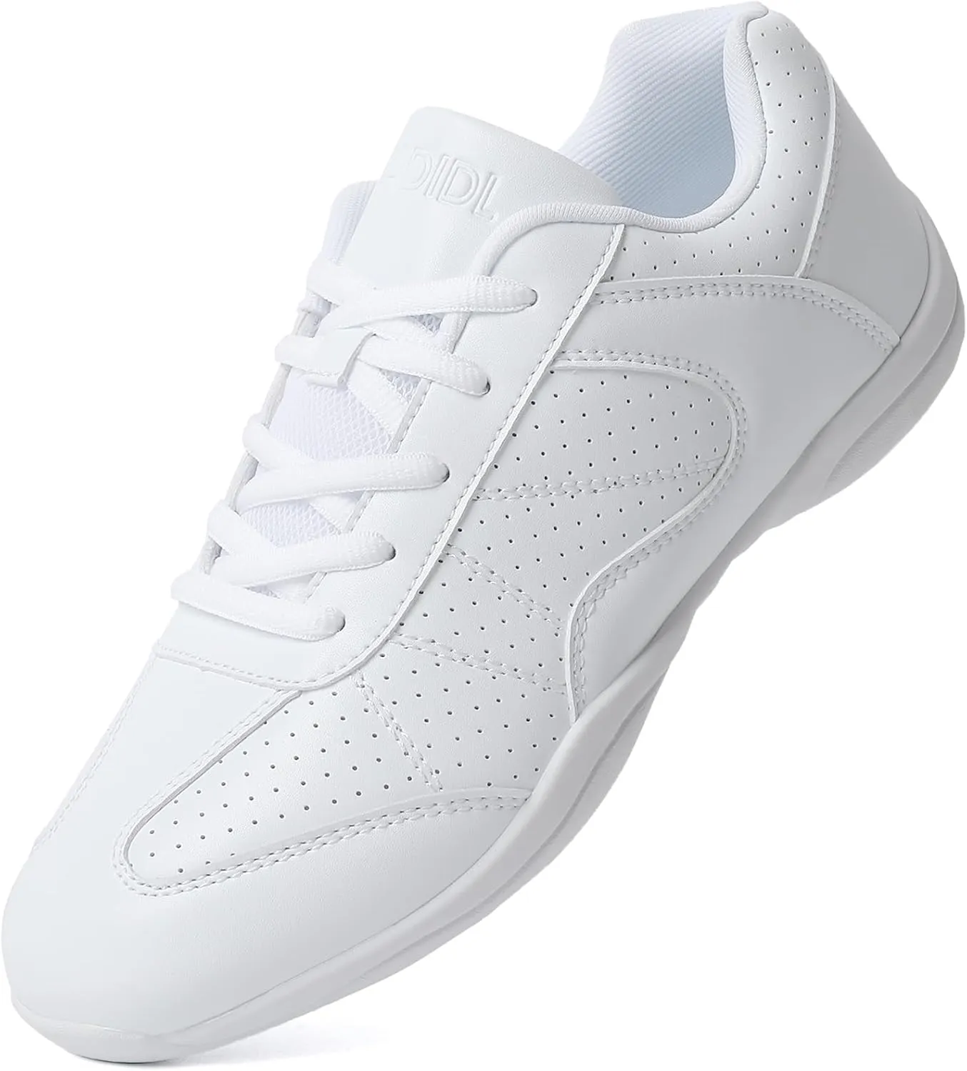 CADIDL Cheer Shoes for Women White Cheerleading Athletic Dance Shoes Girls Flats Tennis Walking Sneakers