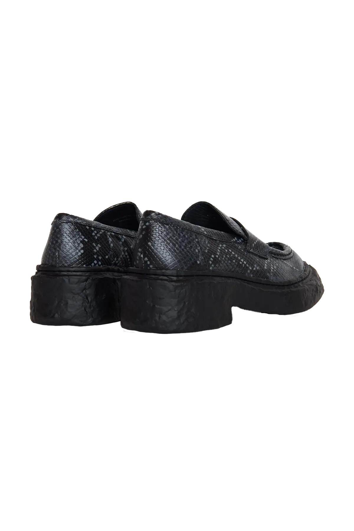 Camper Lab Vamonos Printed Python Loafer Grey