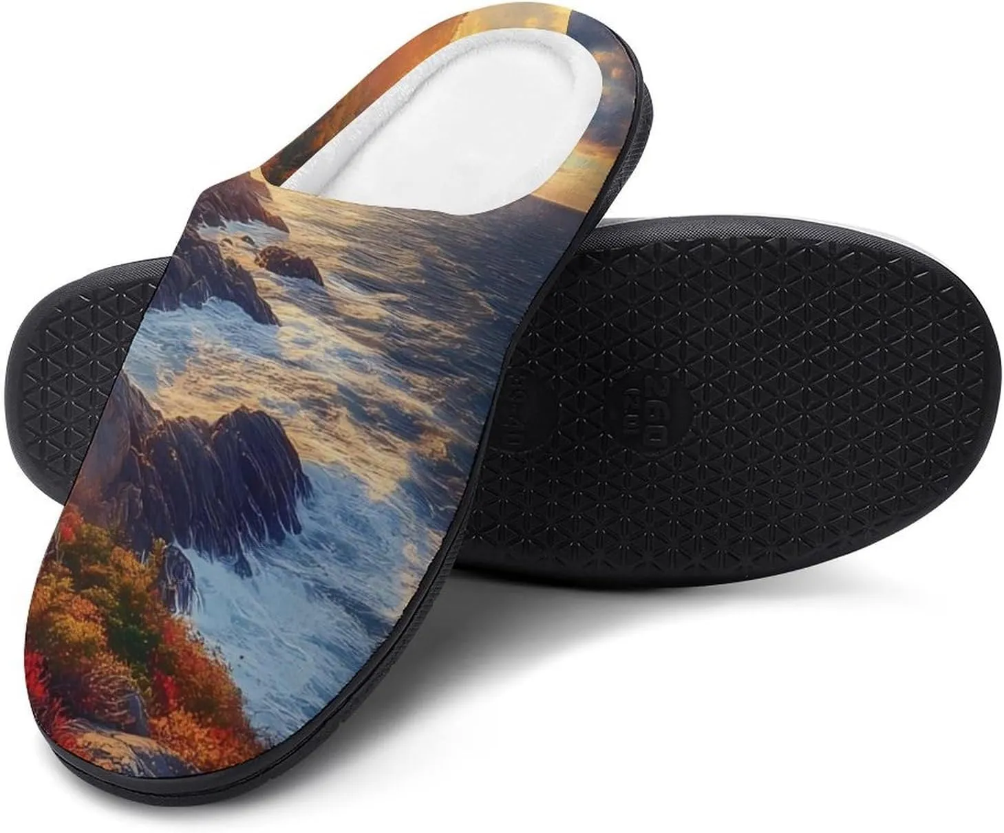 Canada Nova Scotia Cape Breton Men's Slippers Winter House Shoes Bedroom Slipper Travel Hotel Slippers