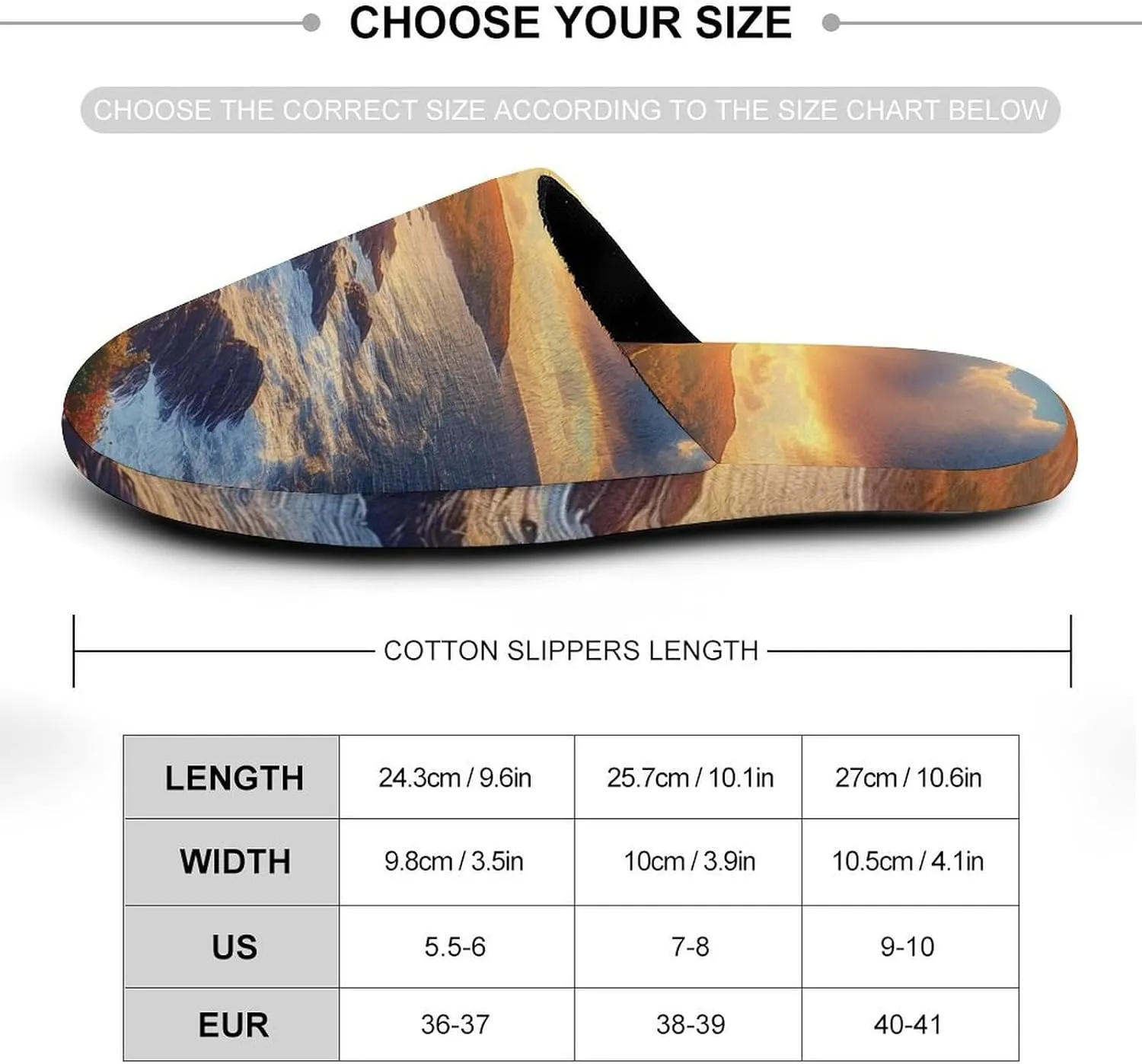 Canada Nova Scotia Cape Breton Women's Slippers Cute Warm House Shoes Home Slippers Spa Slippers Cotton Slippers