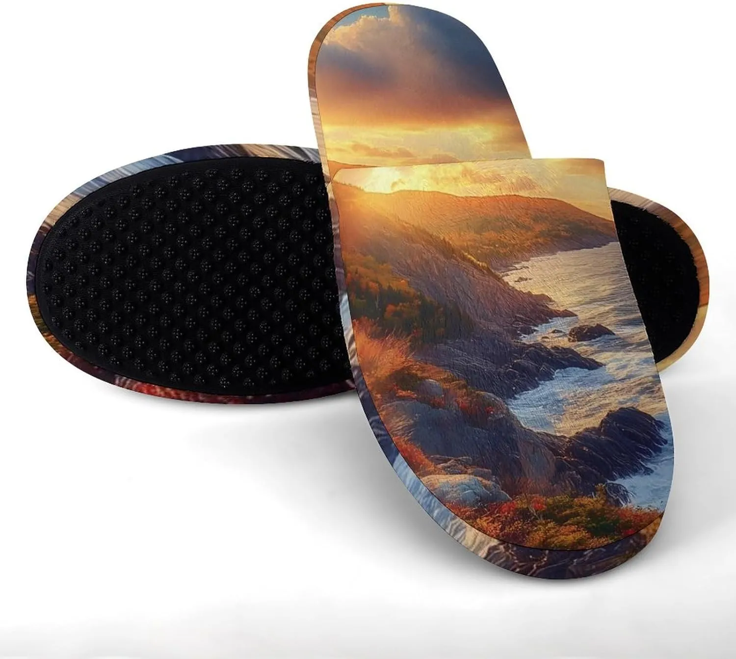 Canada Nova Scotia Cape Breton Women's Slippers Cute Warm House Shoes Home Slippers Spa Slippers Cotton Slippers