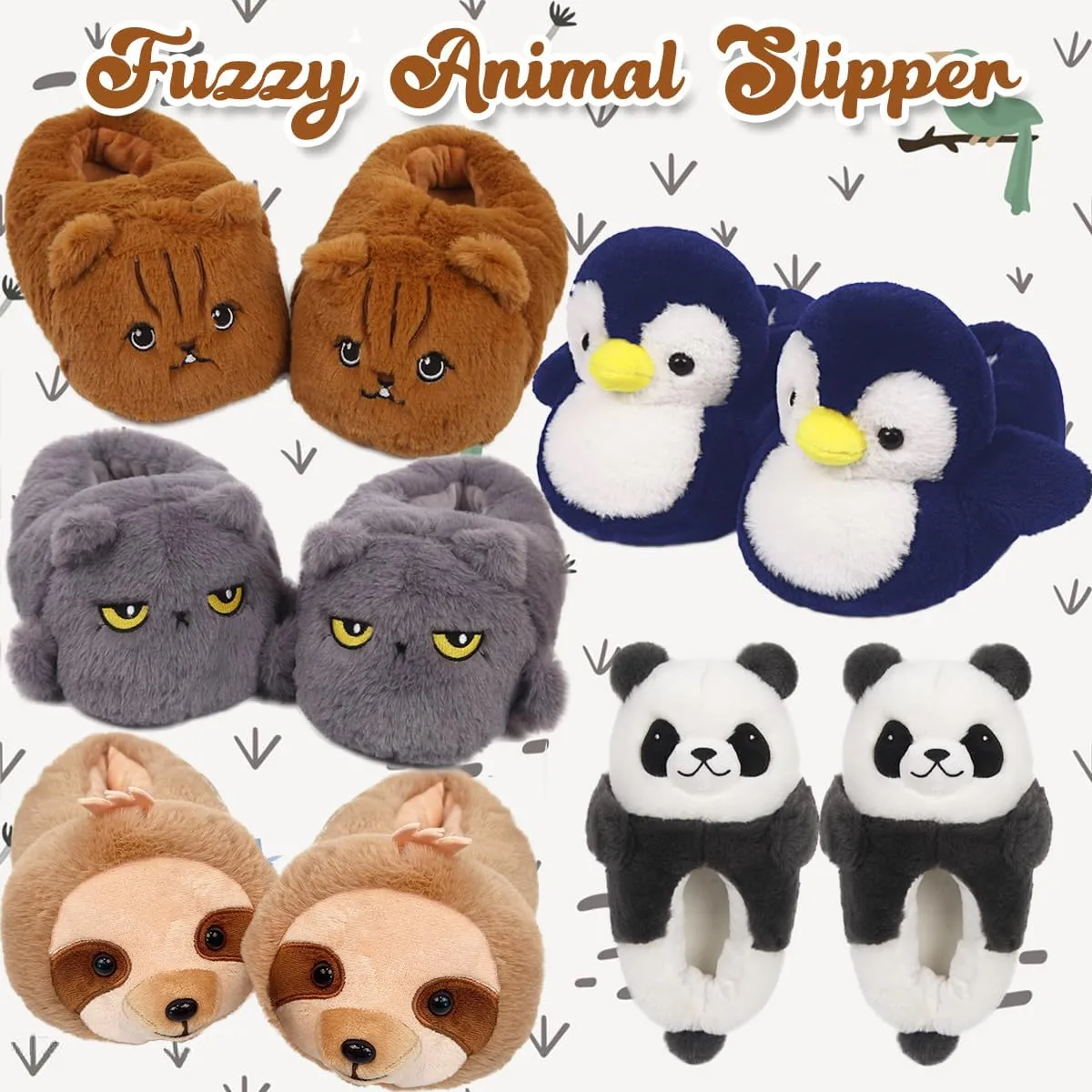 Caramella Bubble Cute Bunny Animal Slipper for women Adult Fuzzy Warm House Slippers Novelty Fluffy Home Shoes Ladies Winter Slippers Indoor Outdoor