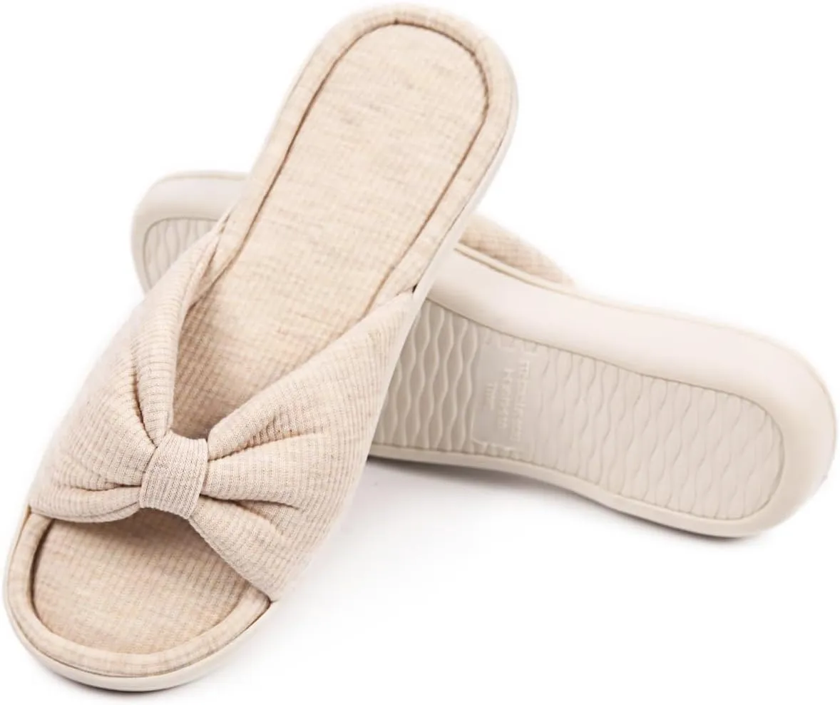 Caramella Bubble Womens Open Toe Summer Bedroom Slippers Memory Foam Sandal Home Ladies Comfy Slippers
