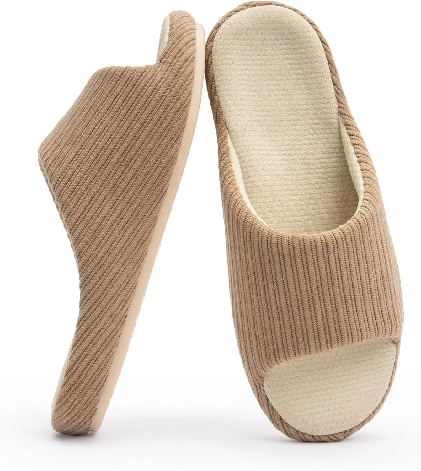 Chantomoo Womens Slipper Memory Foam Slippers Comfy House Slippers Rubber Sole Bedroom Cozy Indoor Outdoor Home Slipper Slides