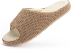 Chantomoo Womens Slipper Memory Foam Slippers Comfy House Slippers Rubber Sole Bedroom Cozy Indoor Outdoor Home Slipper Slides