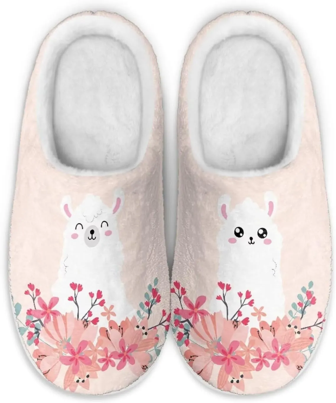 chaqlin Fuzzy House Slipper Womens Memory Foam Flat Heels Slippers for Causal Bedroom Walking with Flat Heels Causal Outdoor Indoor Shoes