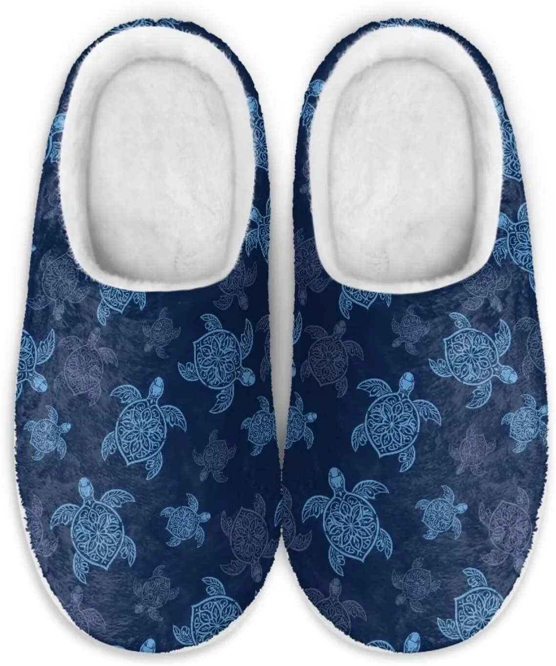 chaqlin House Slippers for Women Fuzzy Sandals Thick Sole Memory Foam Furry Lightweight Winter Outdoor Slip Resistant Causal Fuzzy Slipper Shoes