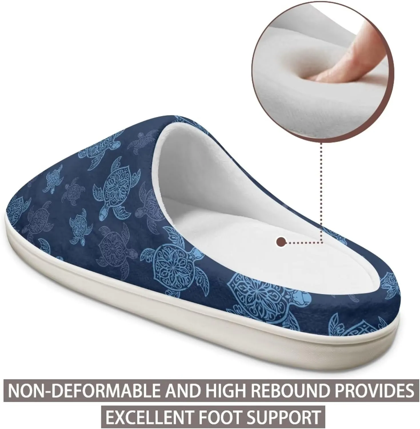 chaqlin House Slippers for Women Fuzzy Sandals Thick Sole Memory Foam Furry Lightweight Winter Outdoor Slip Resistant Causal Fuzzy Slipper Shoes