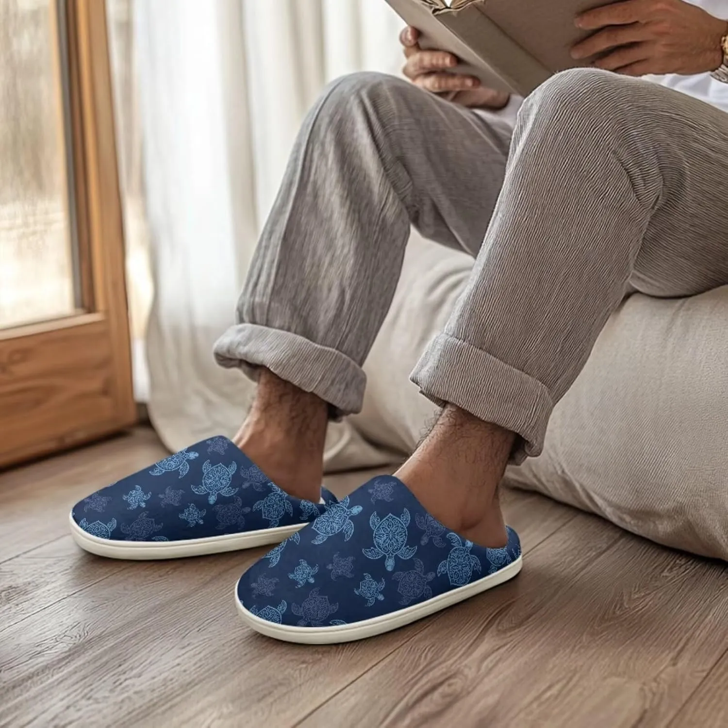 chaqlin House Slippers for Women Fuzzy Sandals Thick Sole Memory Foam Furry Lightweight Winter Outdoor Slip Resistant Causal Fuzzy Slipper Shoes