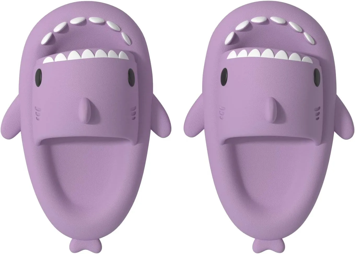 ChayChax Boys Girl Cloud Shark Slides Non-Slip Novelty Open Toe Sandals Extremely Comfy Cushioned Thick Sole Cute Cartoon Shower Slippers Indoor & Outdoor