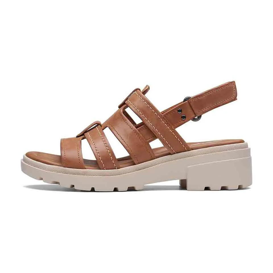 Clarks Women's Coast Shine Tan Leather