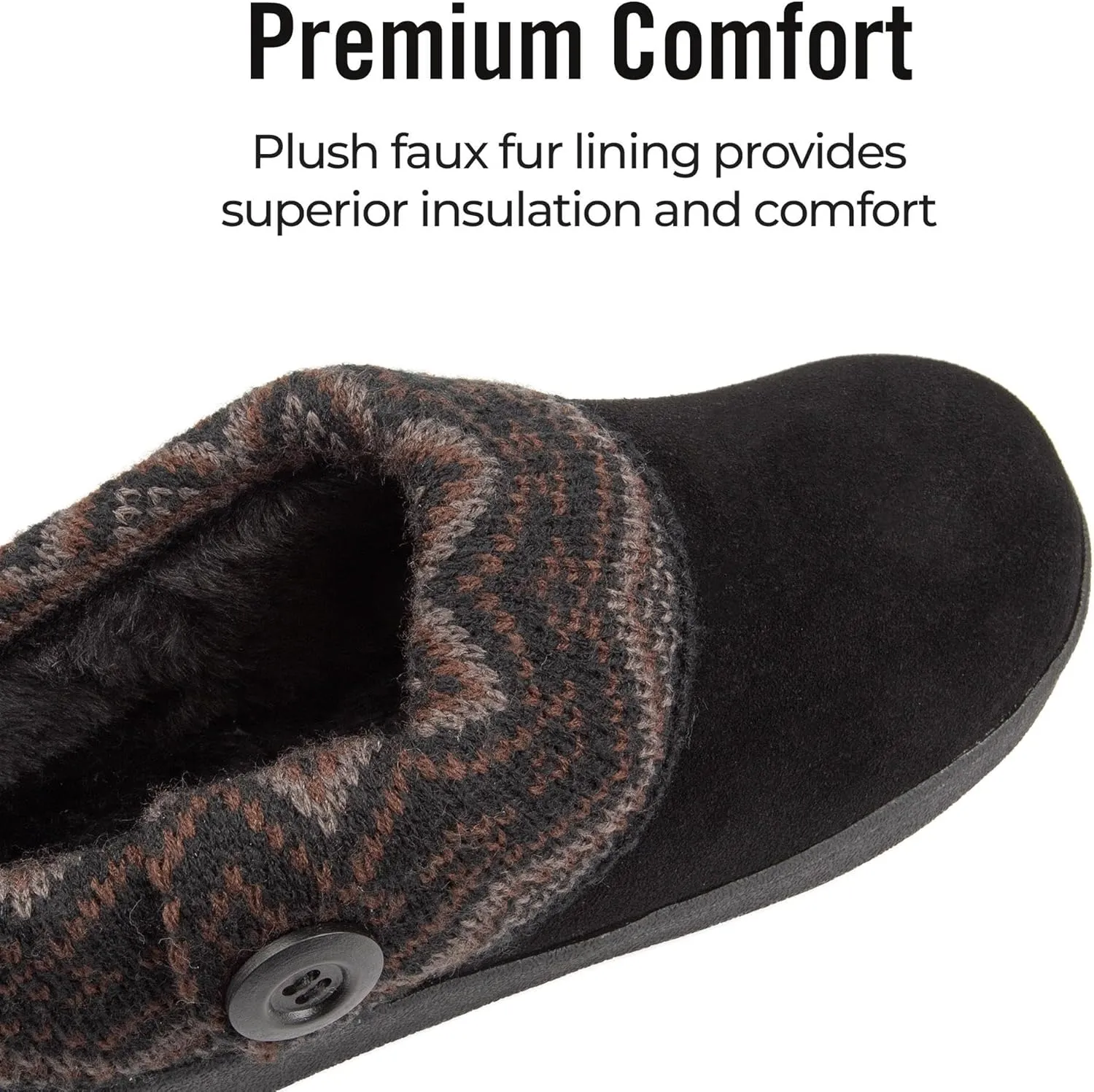 Clarks Women's Knit Scuff Slipper