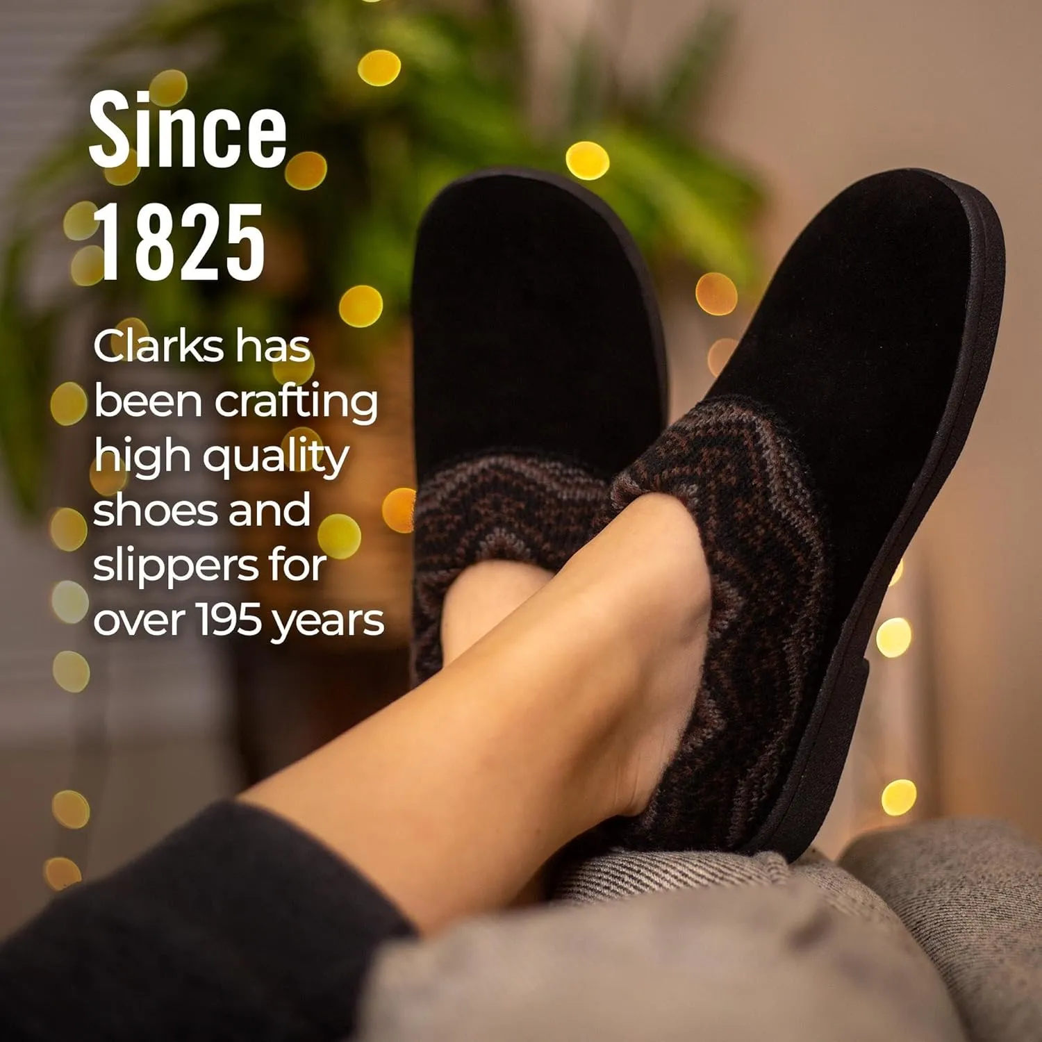 Clarks Women's Knit Scuff Slipper